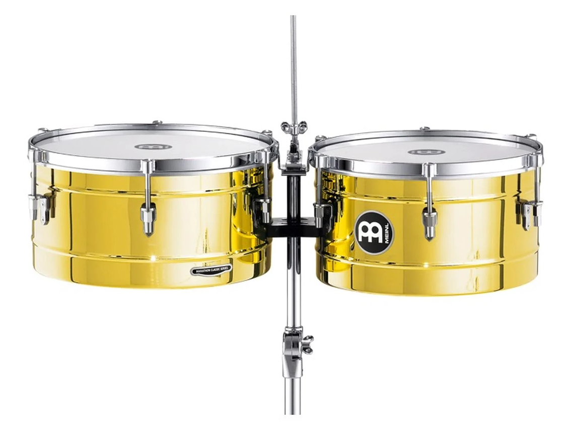TIMBALES 14 & 15 MARATHON SERIES BRASS MT1415B MEINL PERCUSSION 2