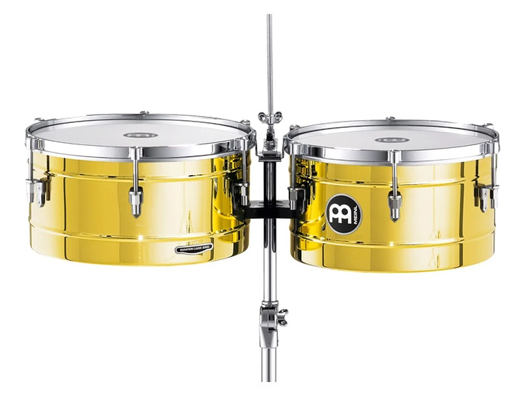TIMBALES 14 & 15 MARATHON SERIES BRASS MT1415B MEINL PERCUSSION 2
