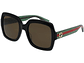 LENTES SOL GUCCI SHINY BLACK - Miniatura 1