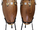 SET CONGA 11.75 & 12.5XH30'' CAFÉ OSCURO + STAND - Miniatura 1