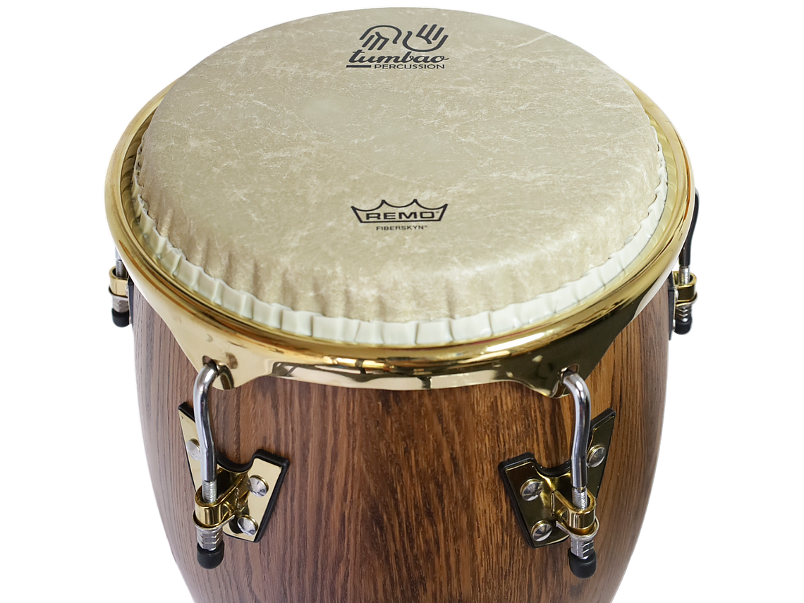 SET CONGA 11.75 & 12.5XH30'' CAFÉ OSCURO + STAND 7