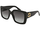 LENTES SOL GUCCI SHINY BLACK - Miniatura 1