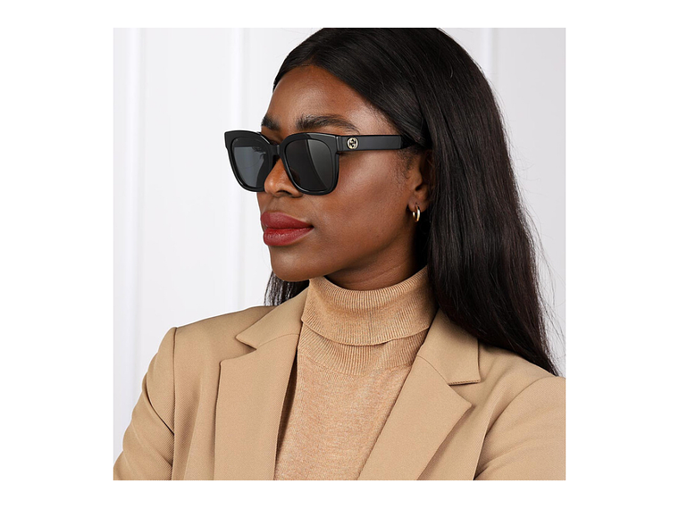 LENTES SOL GUCCI SHINY BLACK 5