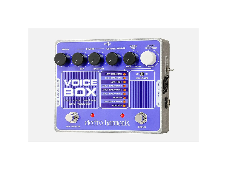 PEDAL ELECTRO HARMONIX ARMONIZADOR/VOCODER VOICE BOX 1