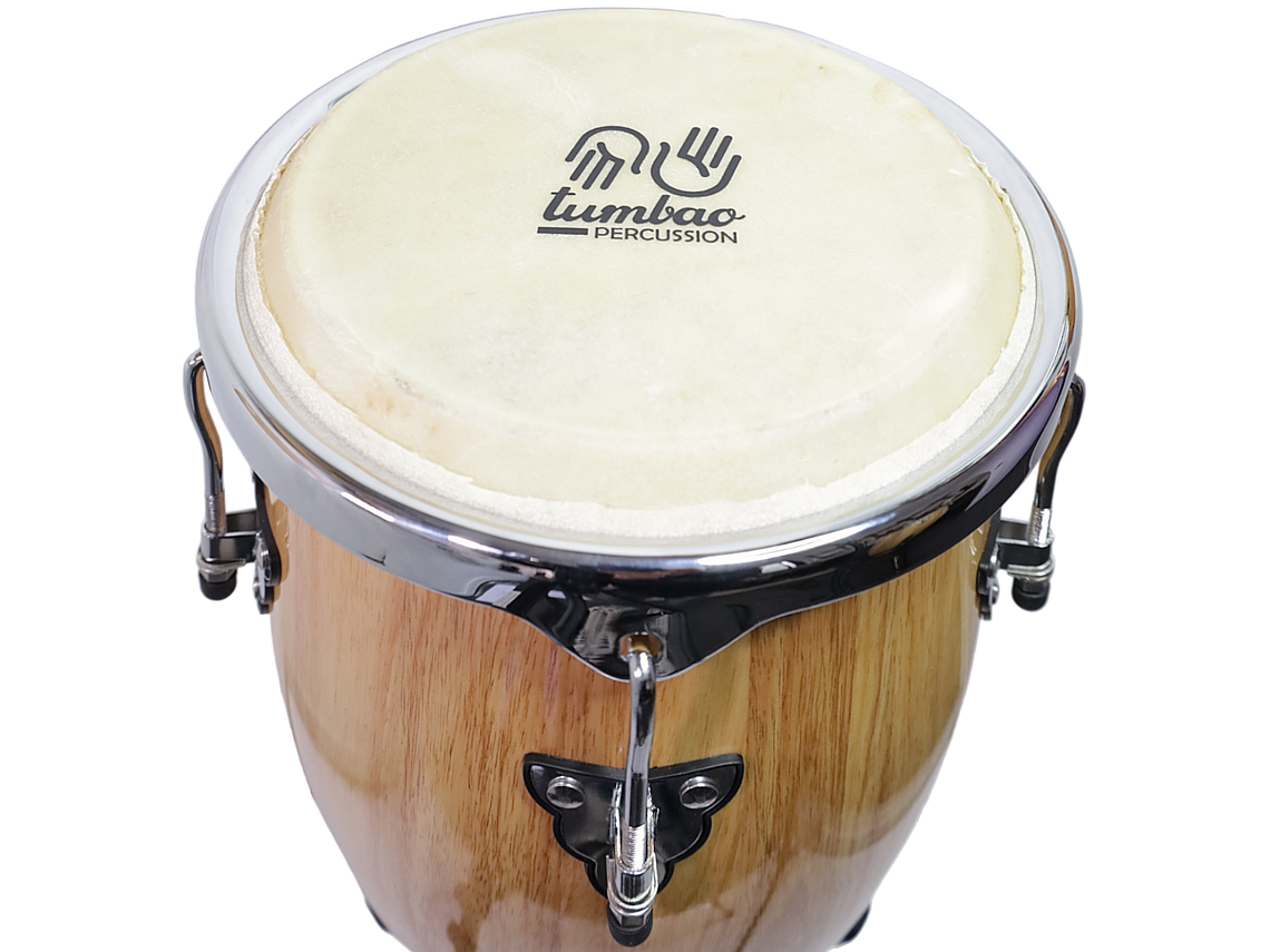 SET TUMBAO CONGA 10 & 11 XH28'' NATURAL + STAND 3