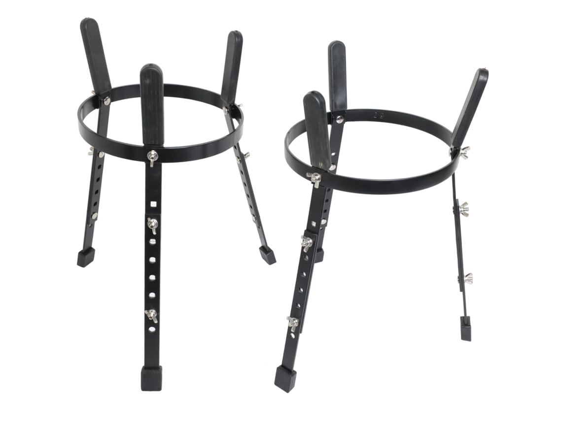 SET TUMBAO CONGA 10 & 11 XH28'' NATURAL + STAND 6