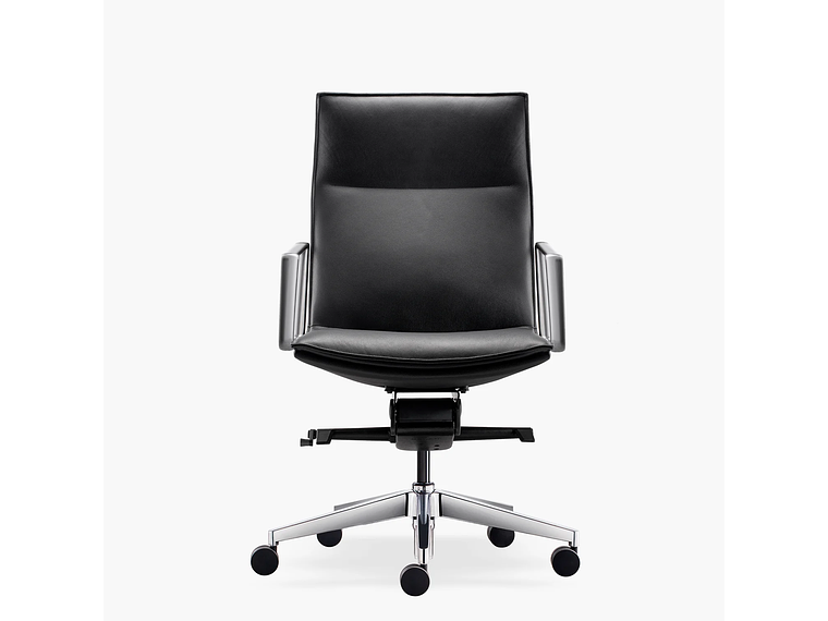 SILLA OFICINA ALEK MEDIA NEGRO FORM 1