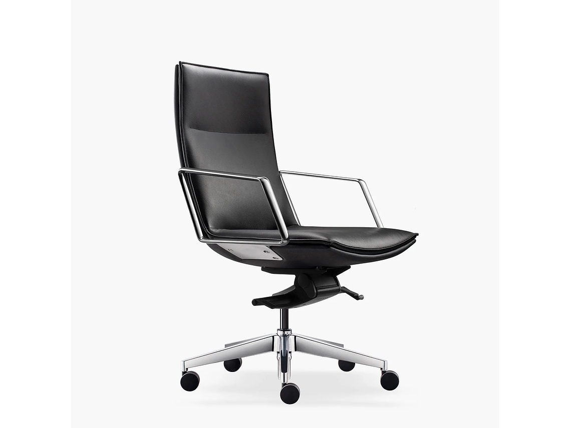SILLA OFICINA ALEK MEDIA NEGRO FORM 2