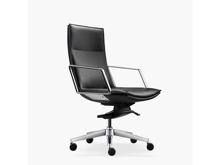 SILLA OFICINA ALEK MEDIA NEGRO FORM 2