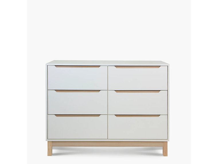 CÓMODA INFANTIL ELENA NATURA/BLANCO FORM 1