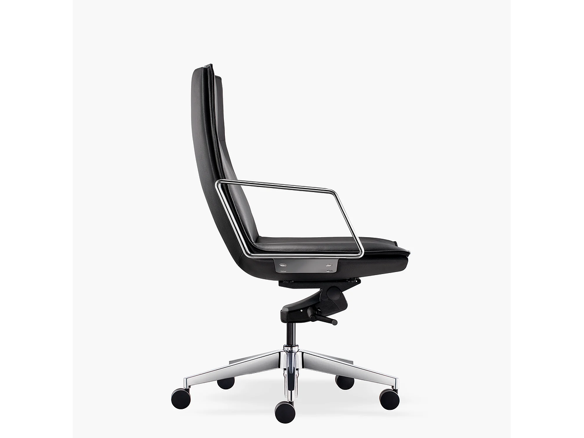 SILLA OFICINA ALEK MEDIA NEGRO FORM 4