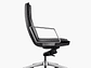 SILLA OFICINA ALEK MEDIA NEGRO FORM - Miniatura 4