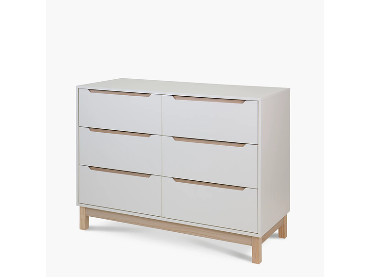 CÓMODA INFANTIL ELENA NATURA/BLANCO FORM 3
