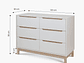 CÓMODA INFANTIL ELENA NATURA/BLANCO FORM - Miniatura 5