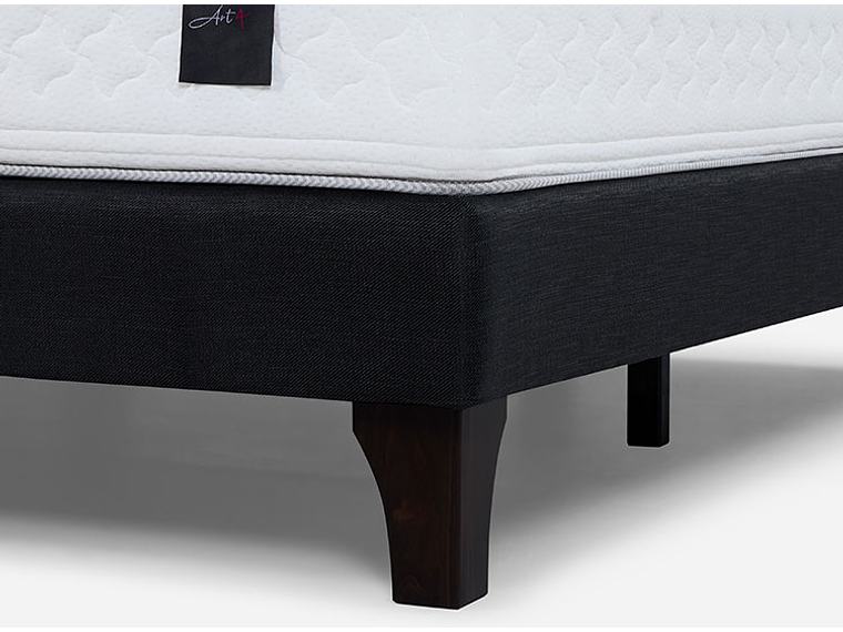 JUEGO DE DORMITORIO ROSEN CAMA EUROPEA ART 4 BD 2 PLAZAS + SET NOLITA GRAFITO 5