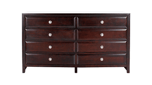 CÓMODA  HOME MISSION MADERA 8 CAJONES CAFÉ