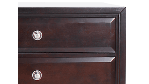 CÓMODA  HOME MISSION MADERA 8 CAJONES CAFÉ