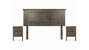 JUEGO DE DORMITORIO ROSEN CAMA EUROPEA NEST BD 2 PLAZAS + SET ANNA