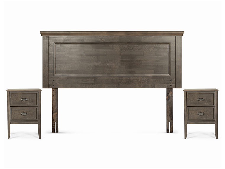 JUEGO DE DORMITORIO ROSEN CAMA EUROPEA NEST BD 2 PLAZAS + SET ANNA 2