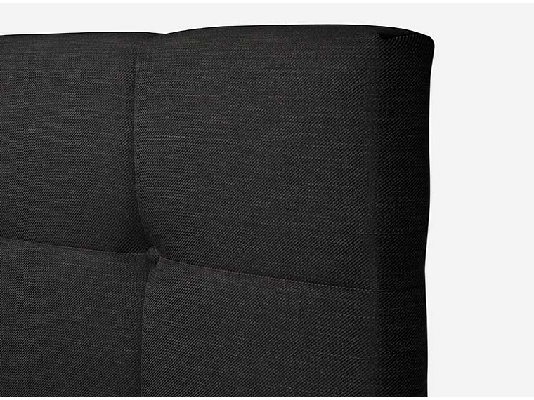 JUEGO DE DORMITORIO ROSEN CAMA EUROPEA DRIVEN 2 PLAZAS + SET ISSEY GRAFITO 4