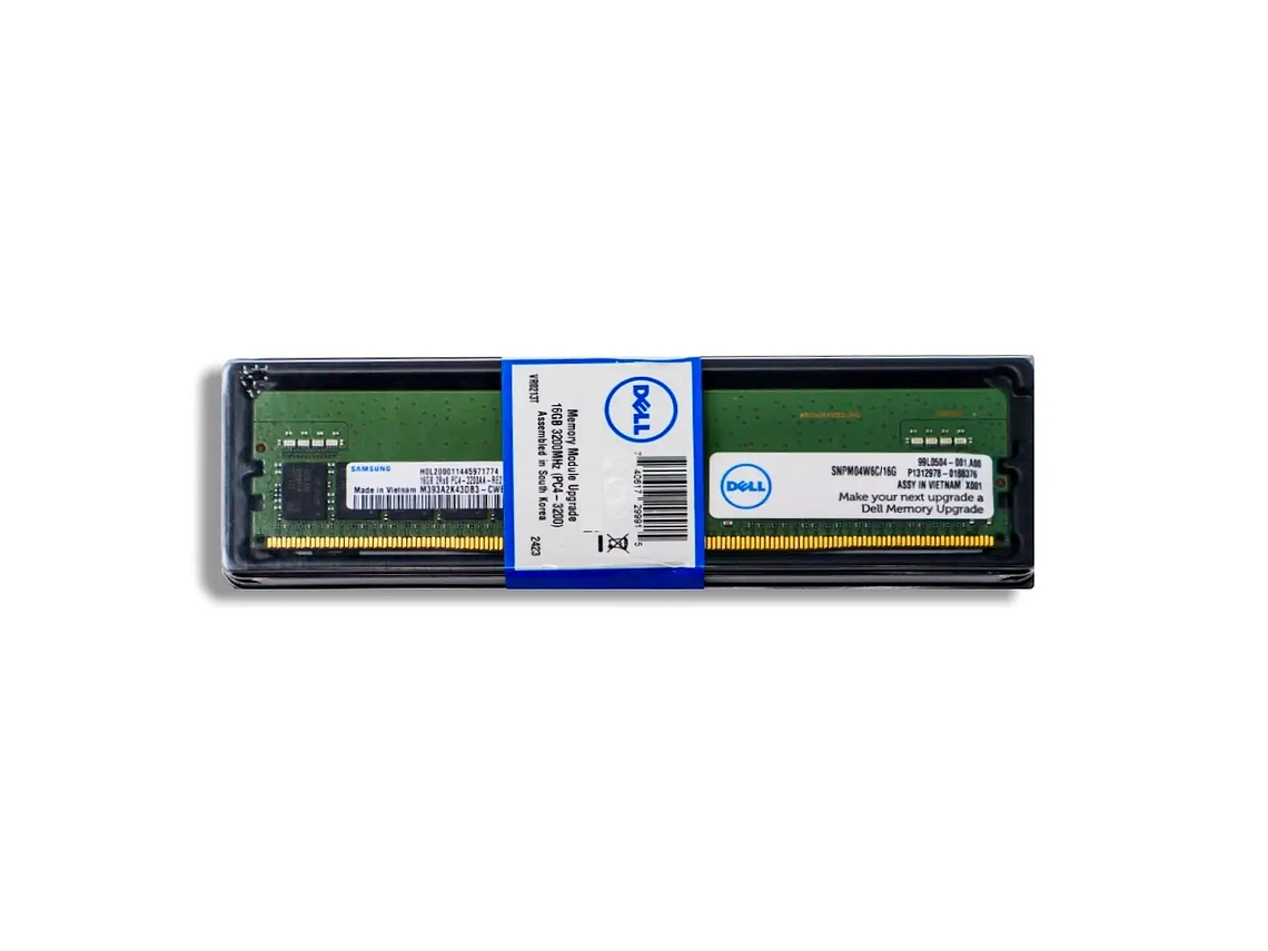 MEMORIA RAM DELL 16 GB DDR4 RDIMM 3200MHZ PC4-25600 1