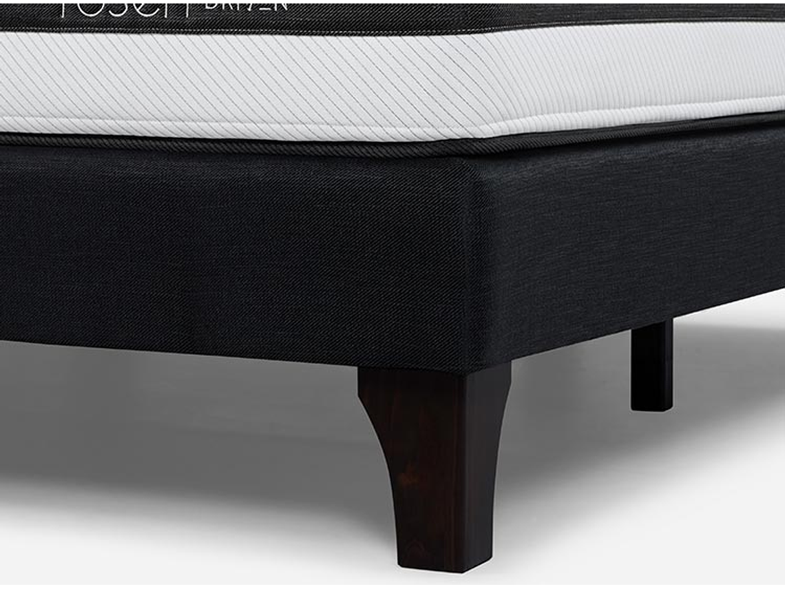 JUEGO DE DORMITORIO ROSEN CAMA EUROPEA DRIVEN 2 PLAZAS + SET ISSEY GRAFITO 5