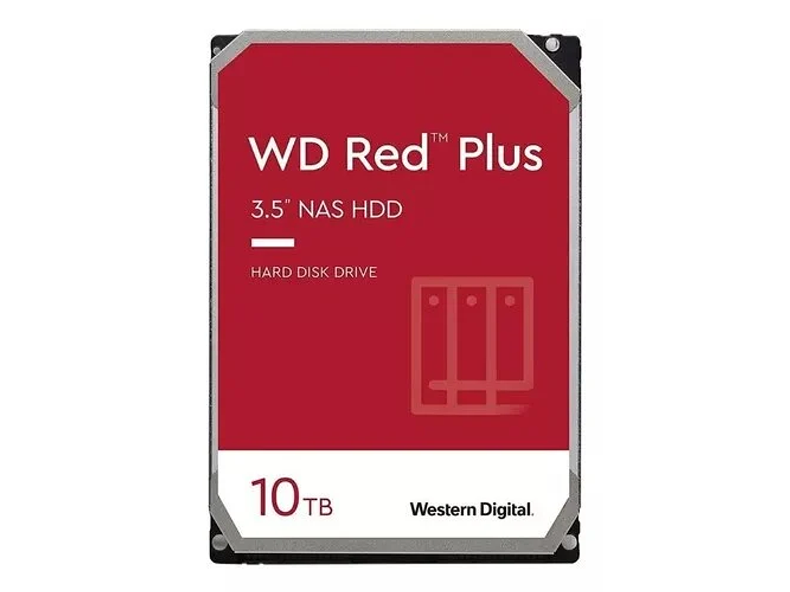 DISCO DURO WESTERN DIGITAL RED PLUS 10TB NAS SATA 7200 RPM 1