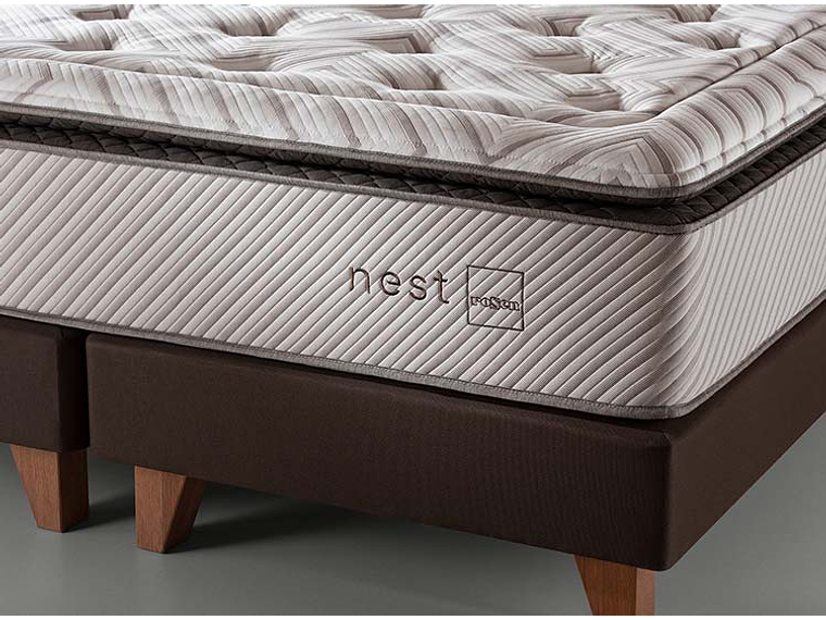 JUEGO DE DORMITORIO ROSEN CAMA EUROPEA NEST BD 2 PLAZAS + SET ANNA 7