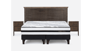 JUEGO DE DORMITORIO ROSEN CAMA EUROPEA DRIVEN BD 2 PLAZAS + SET ANNA