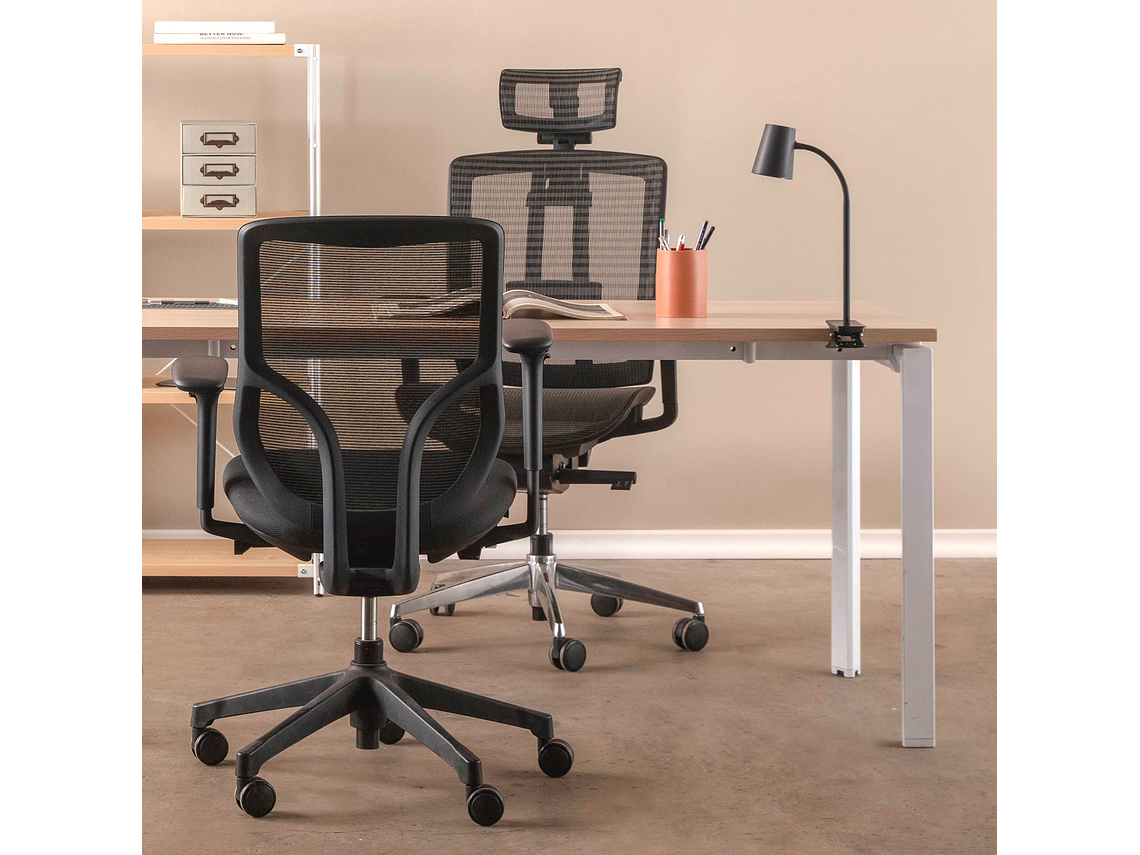 SILLA ESCRITORIO AIR GRIS OSCURO FORM 2