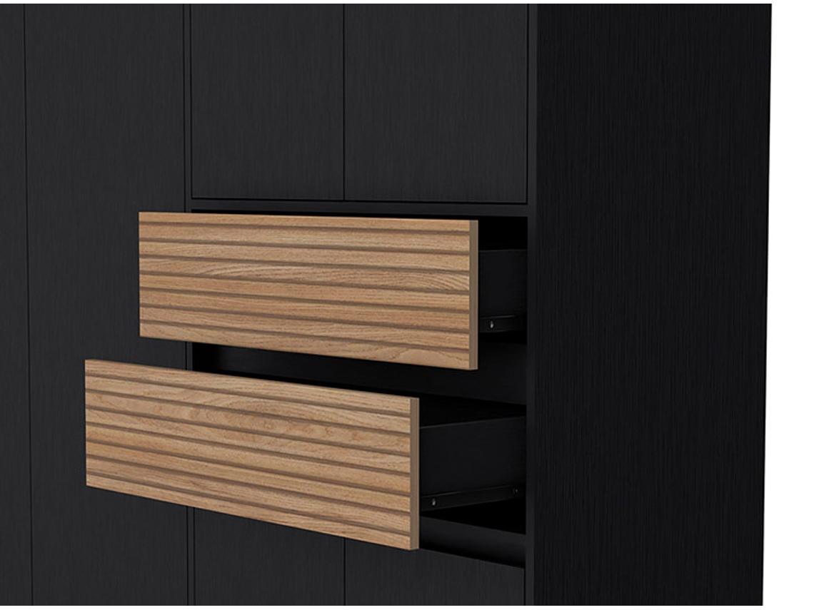 CLOSET TUHOME AUSTIN 6 PUERTAS 2 CAJONES CHOCOLATE 8