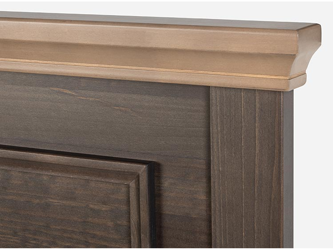 JUEGO DE DORMITORIO ROSEN CAMA EUROPEA DRIVEN BD 2 PLAZAS + SET ANNA 4