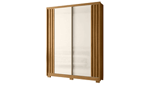 CLÓSET DI PORETTI DESIGN COLORADO 2 PUERTAS 3 CAJONES CAFÉ