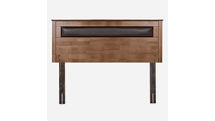 JUEGO DE DORMITORIO ROSEN CAMA EUROPEA NEW STYLE 6 2 PLAZAS CAFÉ + SET FERRARA + COMODODA BAKER