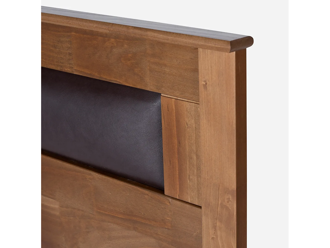 JUEGO DE DORMITORIO ROSEN CAMA EUROPEA NEW STYLE 6 2 PLAZAS CAFÉ + SET FERRARA + COMODODA BAKER 3