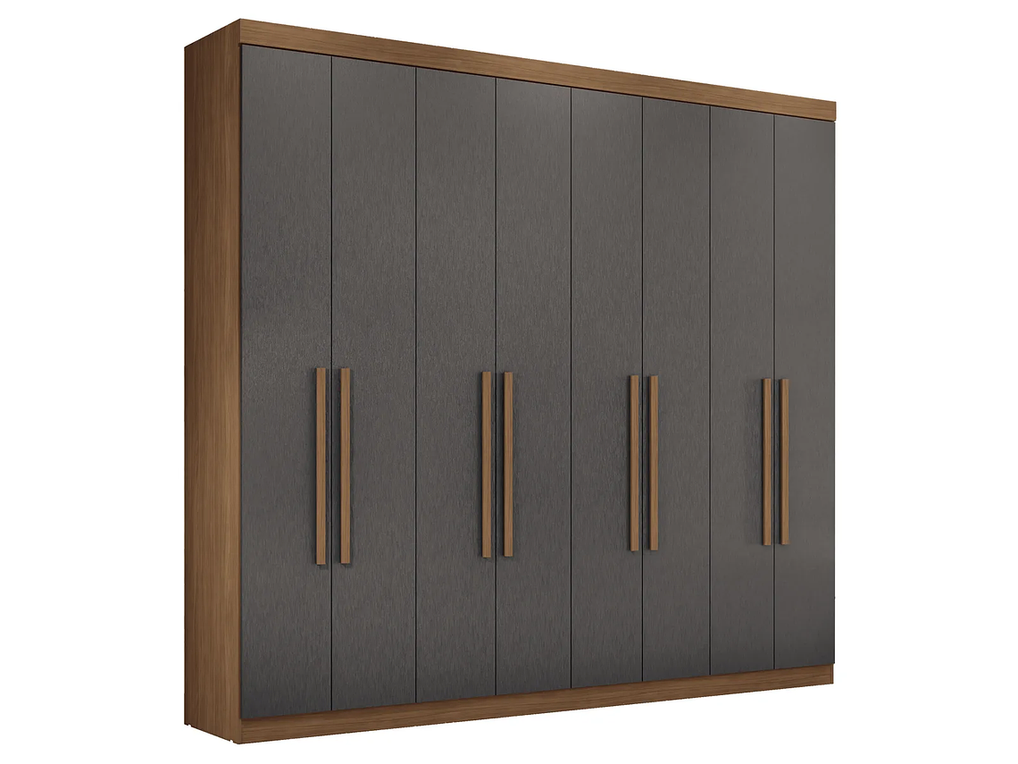 CLÓSET ALTAVISION MASTER VIP 8 PUERTAS 4 CAJONES GRAFITO 1