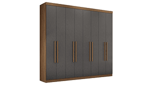 CLÓSET ALTAVISION MASTER VIP 8 PUERTAS 4 CAJONES GRAFITO