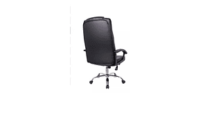 SILLÓN EJECUTIVO CUERO PU NEGRO SILLA RECLINABLE CON APOYABRAZOS