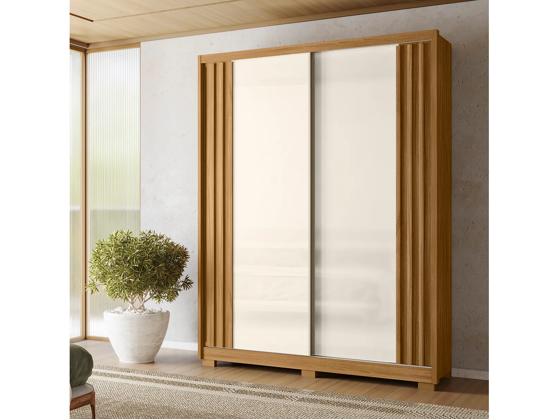 CLÓSET DI PORETTI DESIGN COLORADO 2 PUERTAS 3 CAJONES CAFÉ 3