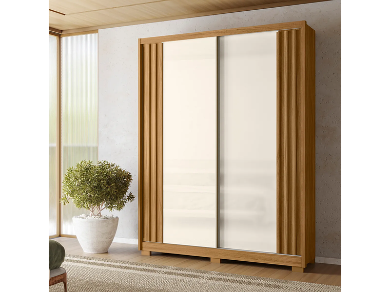 CLÓSET DI PORETTI DESIGN COLORADO 2 PUERTAS 3 CAJONES CAFÉ 3