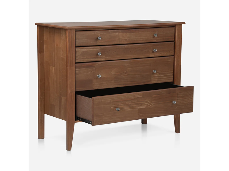 JUEGO DE DORMITORIO ROSEN CAMA EUROPEA NEW STYLE 6 2 PLAZAS CAFÉ + SET FERRARA + COMODODA BAKER 5