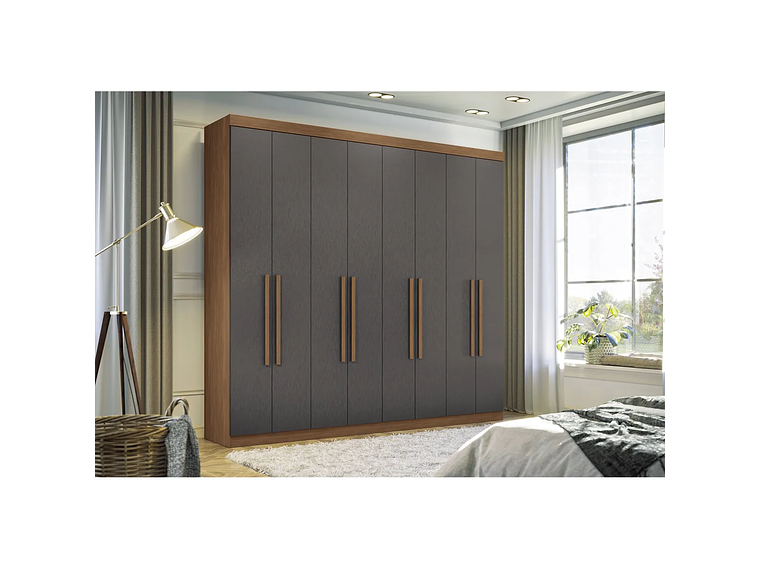 CLÓSET ALTAVISION MASTER VIP 8 PUERTAS 4 CAJONES GRAFITO 3