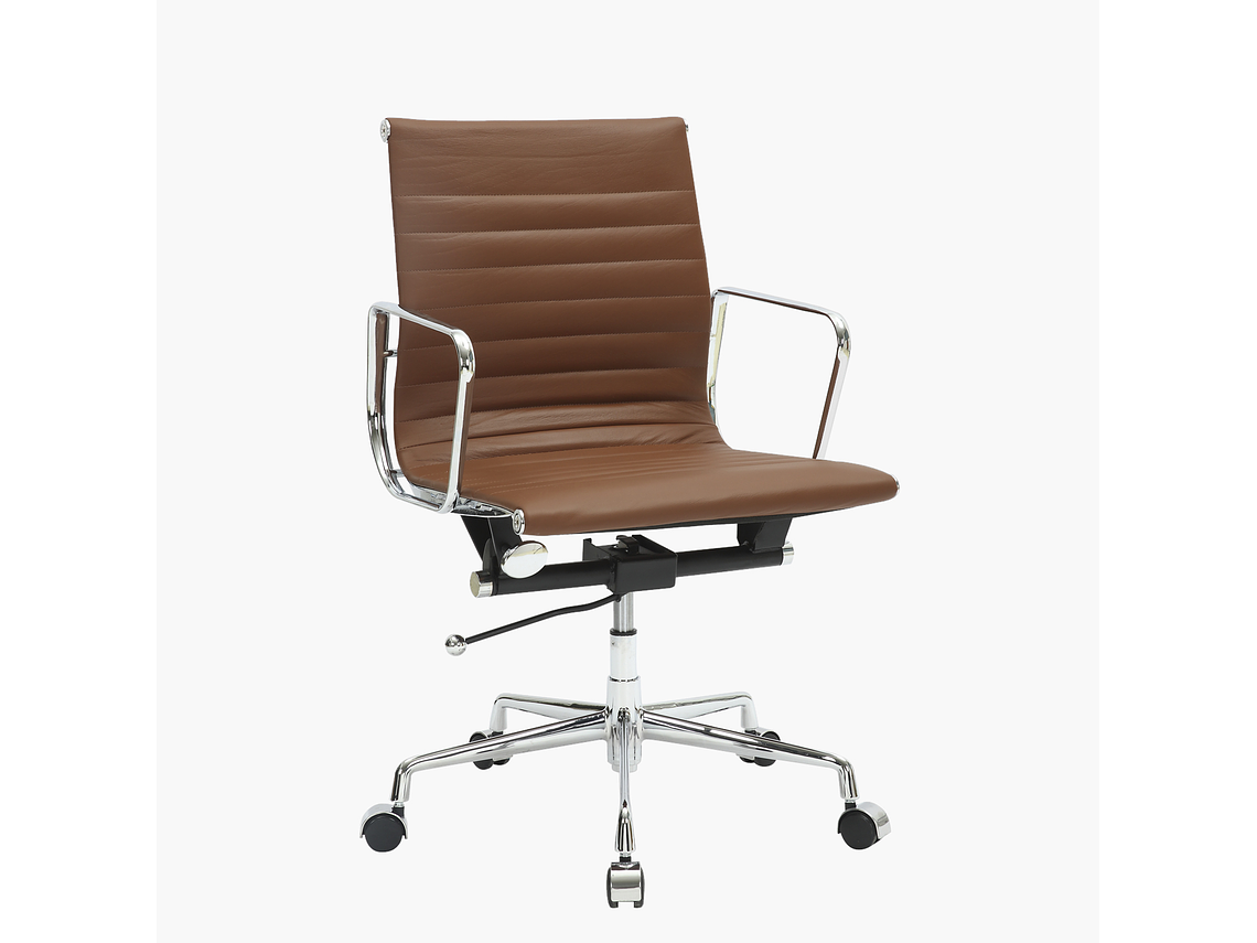 SILLA OFICINA ALUMINIUM CARAMEL FORM 1