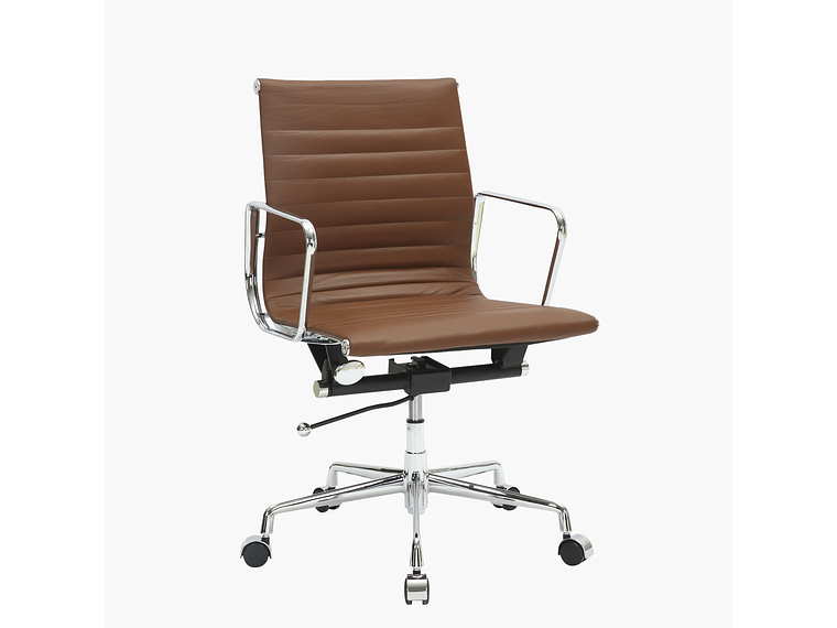 SILLA OFICINA ALUMINIUM CARAMEL FORM 1