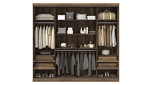 CLOSET HOME MASTER VIP 8.4 DEM 8 PUERTAS 4 CAJONES