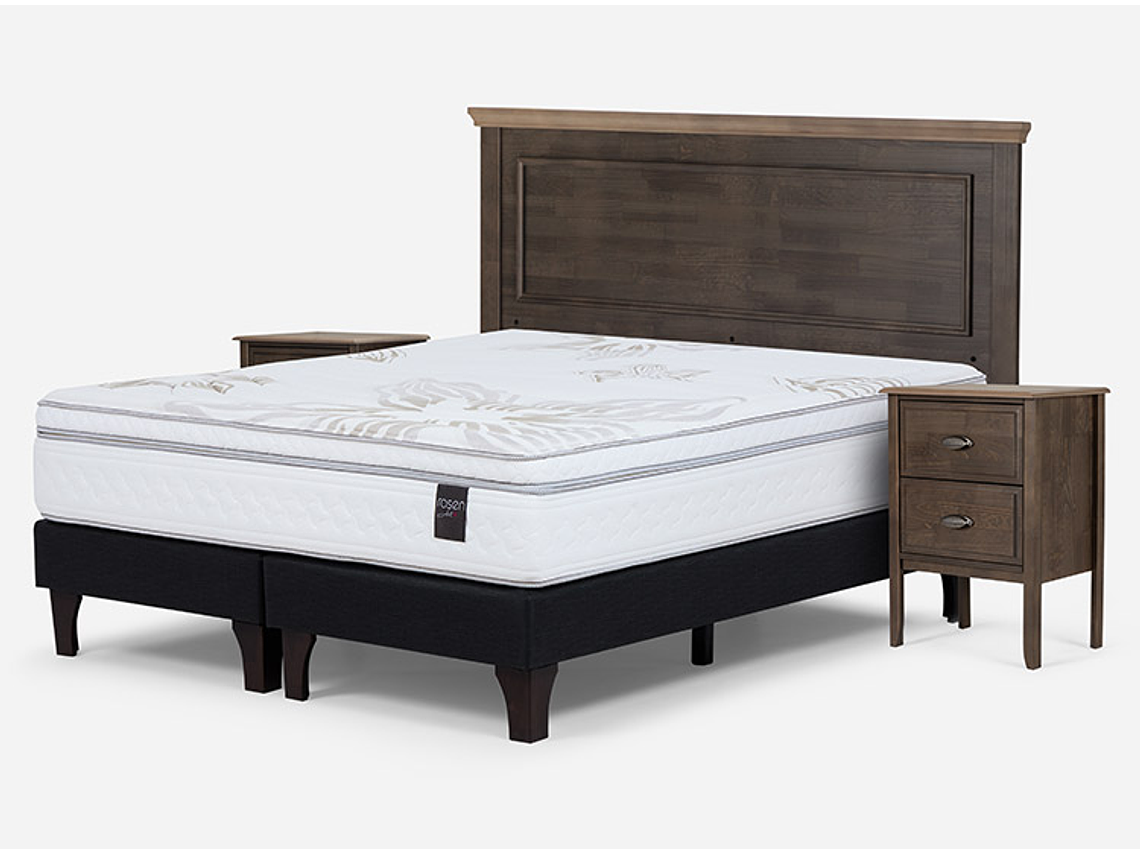 JUEGO DE DORMITORIO ROSEN CAMA EUROPEA ART 4 BD 2 PLAZAS + SET ANNA 2
