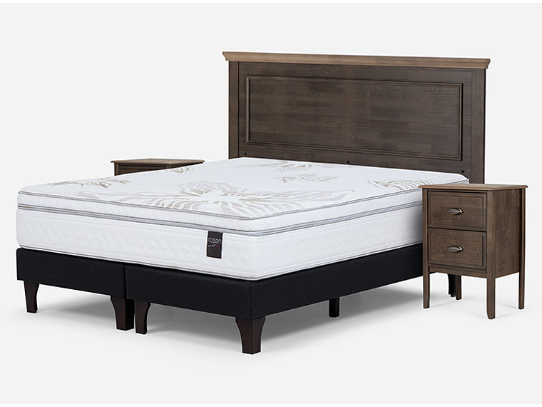 JUEGO DE DORMITORIO ROSEN CAMA EUROPEA ART 4 BD 2 PLAZAS + SET ANNA 2