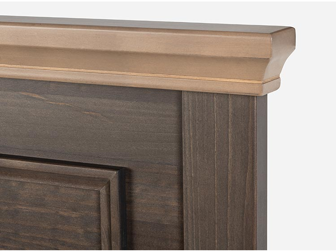 JUEGO DE DORMITORIO ROSEN CAMA EUROPEA ART 4 BD 2 PLAZAS + SET ANNA 4