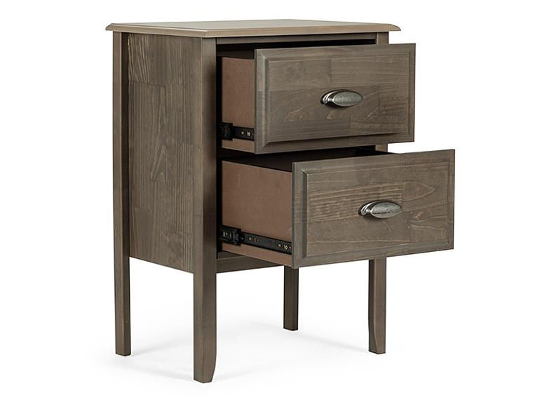 JUEGO DE DORMITORIO ROSEN CAMA BOXET UPLINE 2 PLAZAS + SET ANNA 5