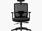 SILLA OFICINA TAYLOR SYNCRO NEGRO CON CABECERO FORM - Miniatura 1